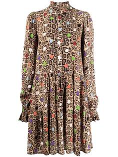 Essentiel Antwerp платье мини с леопардовым принтом