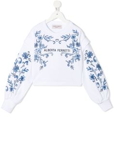 Alberta Ferretti Kids толстовка с логотипом