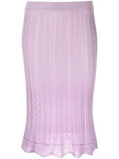 M Missoni юбка фактурной вязки