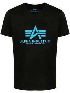 Alpha Industries футболка с логотипом