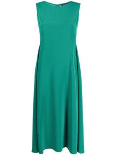 Gianluca Capannolo плиссированное платье миди без рукавов