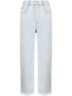 Isabel Marant Étoile прямые джинсы с завышенной талией