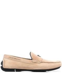 Emporio Armani лоферы без застежки