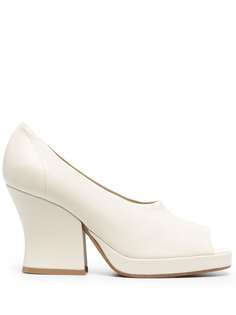 Bottega Veneta туфли Stack 90 на платформе