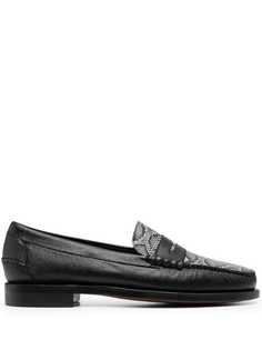 Sebago лоферы с тиснением под змеиную кожу