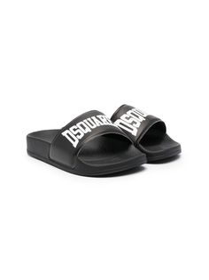 Dsquared2 Kids шлепанцы с логотипом