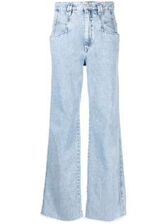 Isabel Marant прямые джинсы из вареного денима