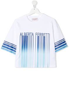 Alberta Ferretti Kids футболка с логотипом