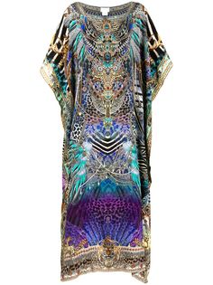 Camilla платье-кафтан с принтом