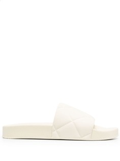 Bottega Veneta стеганые шлепанцы