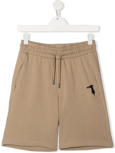 TRUSSARDI JUNIOR шорты с вышитым логотипом