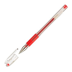 Ручка гелев. Pilot BLGP-G1-5-R прозрачный d=0.5мм красные сменный стержень 1стерж. линия 0.3мм кругл 12 шт./кор.