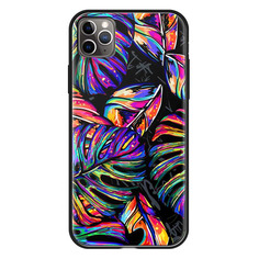 Чехол (клип-кейс) Deppa Glass Case, для Apple iPhone 11 Pro Max, цветной [87266]