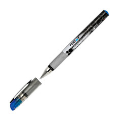 Ручка гелев. Pensan Nano Gel (6020/12BLUE) серебристый d=0.7мм игловидный пиш. наконечник линия 0.5м 12 шт./кор.