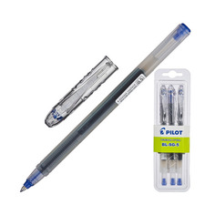 Набор ручек гелев. Pilot BL-SG5-L/L/L d=0.3мм синие блистер (3шт) одноразовая ручка 12 шт./кор.