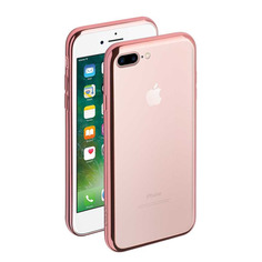 Чехол (клип-кейс) DEPPA Gel Plus Case, для Apple iPhone 7 Plus/8 Plus, розовое золото [85262]