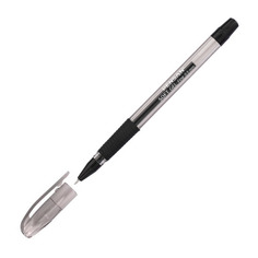 Ручка гелев. Pensan Soft Gel Fine (2420/12BLACK) прозрачный d=0.5мм игловидный пиш. наконечник линия 12 шт./кор.