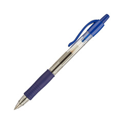 Ручка гелев. Pilot BL-G2-5-L прозрачный d=0.3мм синие автоматическая сменный стержень 1стерж. стрело 12 шт./кор.