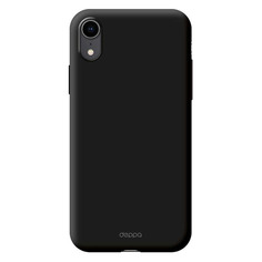 Чехол (клип-кейс) DEPPA Gel Color Case, для Apple iPhone XR, черный [85363]