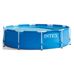 Бассейн Intex Metal Frame 28212 каркасный металл 6503л d366см синий