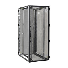 Шкаф серверный ITK ZPAS, 42U, 800х2000х1000 мм, нагрузка до 1360кг, черный [zp05-42u-0810-pp]