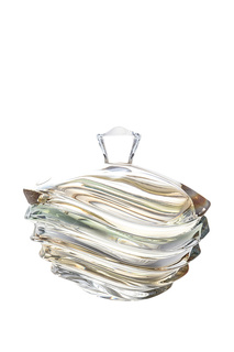 Конфетница с крышкой 22 см Bohemia