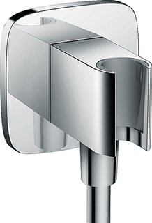 Шланговое подключение с держателем ручного душа Hansgrohe