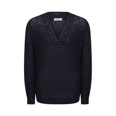 Пуловер изо льна и шелка Brunello Cucinelli