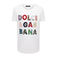 Хлопковая футболка Dolce & Gabbana