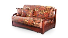 Диван аккордеон Нирвана с деревянными подлокотниками Fiesta