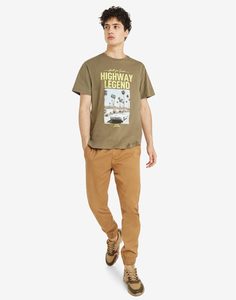 Коричневые джинсы Jogger Gloria Jeans