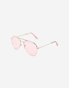 Розовые солнцезащитные очки-авиаторы Gloria Jeans