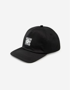 Чёрная бейсболка с QR-кодом Gloria Jeans