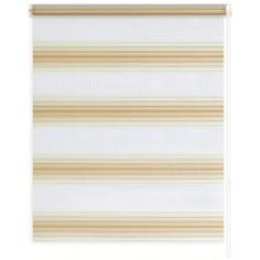 Штора рулонная день-ночь Miamoza Palermo 60x160 см бежевая