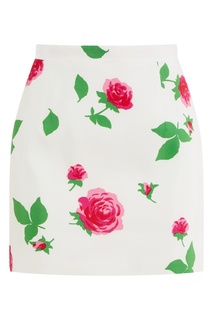 Юбка с цветочным принтом Alessandra Rich