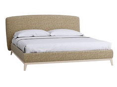 Кровать сканди лайт 1.6 (r-home) бежевый 190x109x230 см.