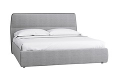 Кровать сканди 1.6 (r-home) серый 176x119x230 см.