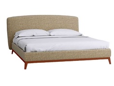 Кровать сканди лайт 1.4 (r-home) бежевый 170x109x230 см.