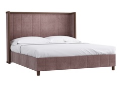 Кровать 1.6 модерн нежное мерцание (r-home) коричневый 185x140x212 см.
