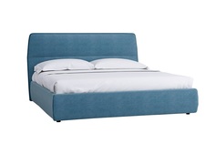 Кровать сканди 1.4 (r-home) синий 156x119x230 см.