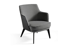 Кресло a141 (angel cerda) серый 75x82x75 см.