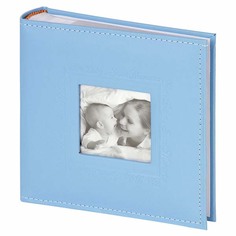 Альбом для фотографий Brauberg 391142 на 200 фото 10*15см, Cute Baby синий