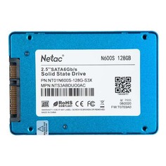 Внутренний SSD накопитель Netac 128GB N600S (NT01N600S-128G-S3X) 128GB N600S (NT01N600S-128G-S3X)
