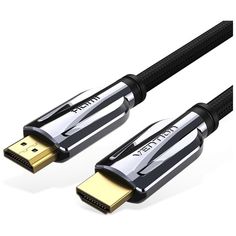 Кабель цифровой аудио-видео Vention HDMI v2.1 with Ethernet 19 папа/папа 1.5м (AALBG)