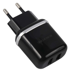 Сетевое зарядное устройство Borofone BA25A Outstanding черный (04153)