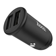 Зарядное устройство для смартфона в авто Hoco Z30 черный (00032)