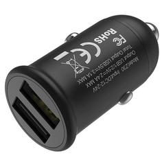 Зарядное устройство для смартфона в авто Hoco RD4, 2USB, 3.1A Black