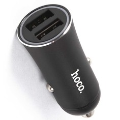Зарядное устройство для смартфона в авто Hoco RD5, 2USB, 3.1A Black