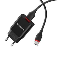 Сетевое зарядное устройство Borofone BA20A Sharp черный