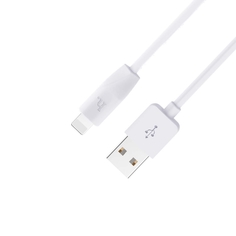 Кабель для iPod, iPhone, iPad Hoco RA2, USB 8-pin, 2.1A White